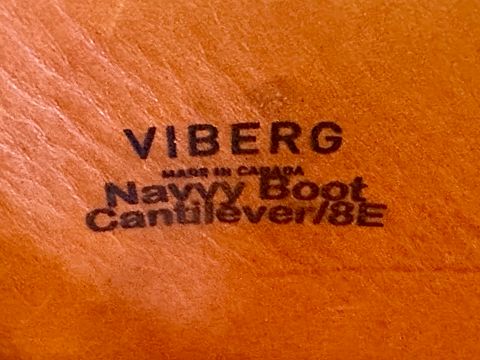 Photo by BlueBootCollective on June 9, 2026 of the Viberg Navvy Boot in Horween Color 8 Shell Cordovan.