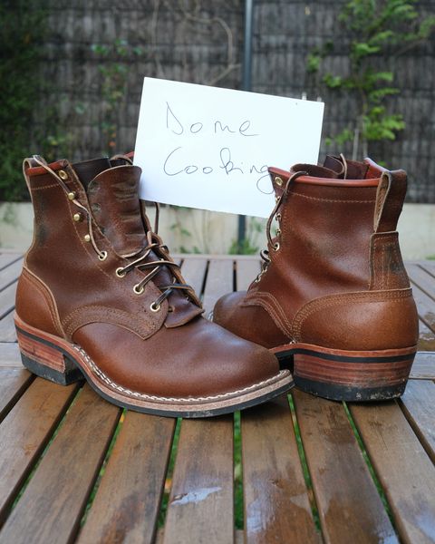 Photo by Clemmach on November 2, 2025 of the Nicks Robert in Horween Ember Waxed Flesh.