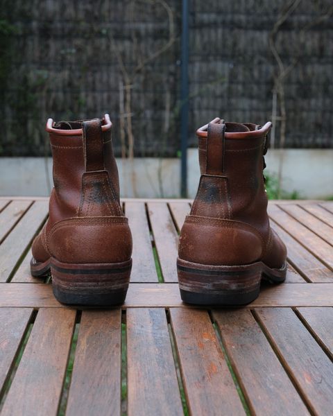 Photo by Clemmach on February 23, 2026 of the Nicks Robert in Horween Ember Waxed Flesh.