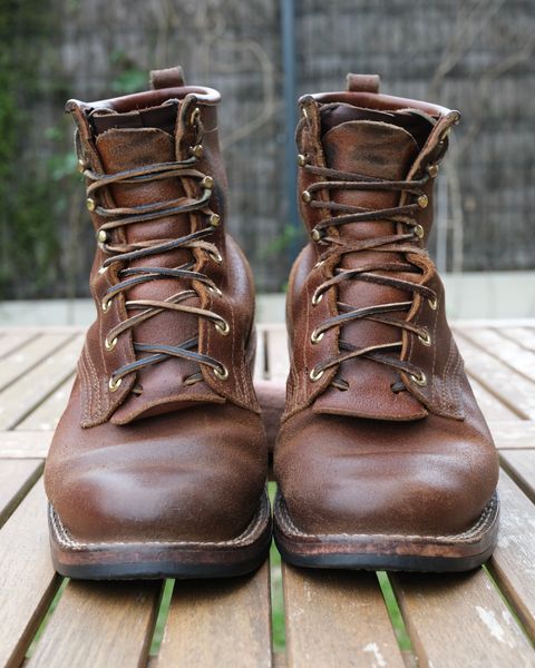 Photo by Clemmach on April 5, 2026 of the Nicks Robert in Horween Ember Waxed Flesh.