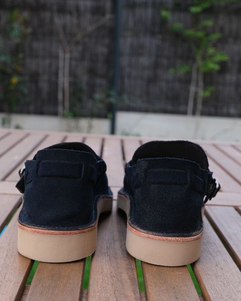 Photo by Clemmach on October 1, 2025 of the Oak Street Bootmakers Country Loafer in Horween Natural Indigo Chromexcel Roughout.