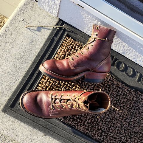 Photo by 3ringCircu5 on August 31, 2025 of the Nicks MTO in Horween Tan Waxed Flesh.
