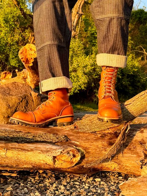 Photo by Ed on May 8, 2026 of the Nicks MTO in Horween Light Natural Dublin.