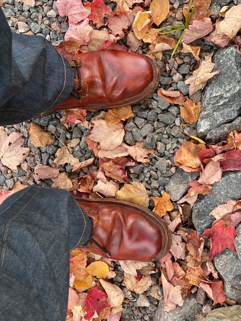 Photo by Uncle_Dans_Boots on October 12, 2025 of the Uncle Dan’s Boots Unknown Model in Unknown Natural Veg Tan.
