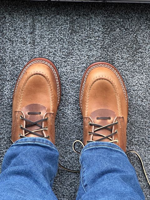 Photo by ds on August 6, 2024 of the Nicks MTO in Horween Natural Dublin.