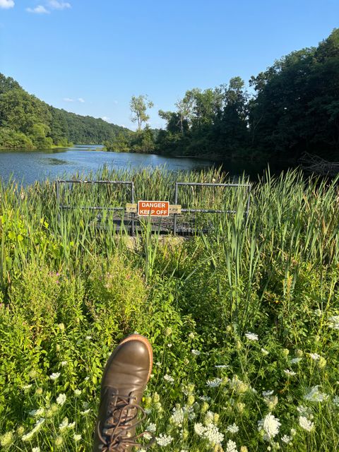Photo by Sober_And_Faded on August 9, 2025 of the Grant Stone Diesel Boot in Incas Jungle Kangaroo.