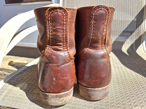 Photo by Arto on March 1, 2025 of the Red Wing Iron Ranger in S.B. Foot Copper Rough and Tough.