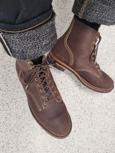 Photo by markieballa on December 10, 2024 of the Oldspeed MFG Boondockers in Wickett & Craig Dark Brown English Bridle.
