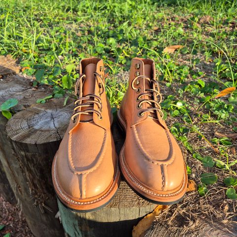 Photo by jg on October 3, 2025 of the Grant Stone Ottawa Boot in Incas Natural Kangaroo.