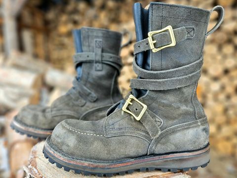 Photo by Theakkid on November 4, 2024 of the Nicks TankerPro in Nicks/Seidel 1964 Ash Gray Roughout.
