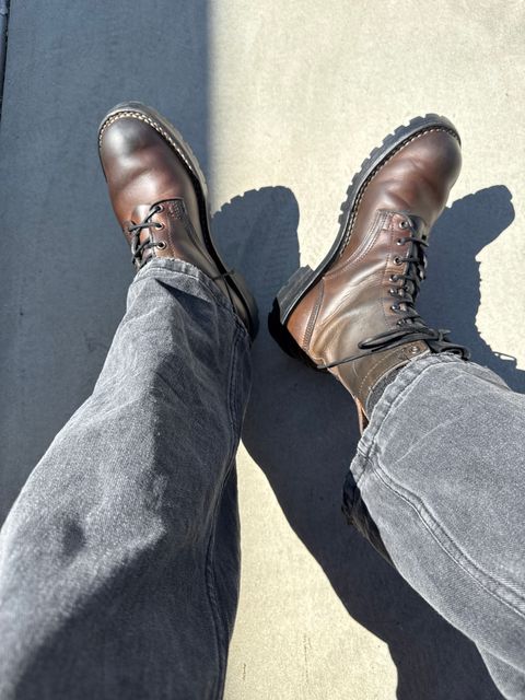 Photo by RubenHernandez on April 15, 2026 of the Nicks Custom Model in Wickett & Craig Slate Double Stuffed.