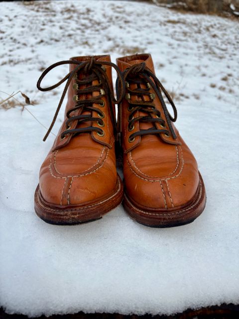 Photo by Bossa on February 3, 2025 of the Grant Stone Ottawa Boot in Badalassi Carlo Natural Minerva.
