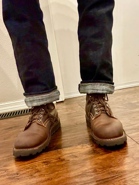 Photo by FingerWags on February 21, 2026 of the White's Millwood Hybrid Wedge in Brown Distress.