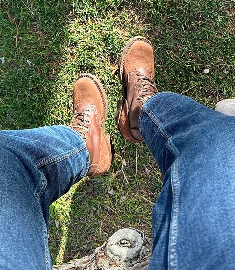 Photo by Mario357 on January 25, 2026 of the JK Boots Superduty in Seidel Chocolate Oil Tan Roughout.