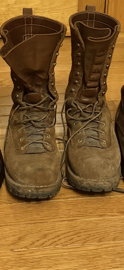 Photo by cleofus on July 2, 2026 of the Drew’s Boots Lace To Toe Roughout in Seidel Brown Domain Roughout.