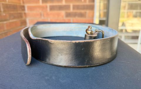 Photo by manco on February 22, 2026 of the Self-Made Work Belt in Wickett & Craig Natural American Vachetta.