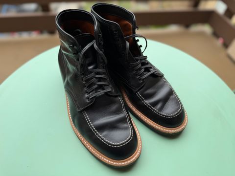 Photo by justjustin on May 29, 2025 of the Alden Indy Boot in Black Calfskin.