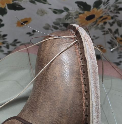 Photo by mllcb42 on September 21, 2025 of the Corder & Hide Derby Boot in Badalassi Carlo Machiatto Nemesis.