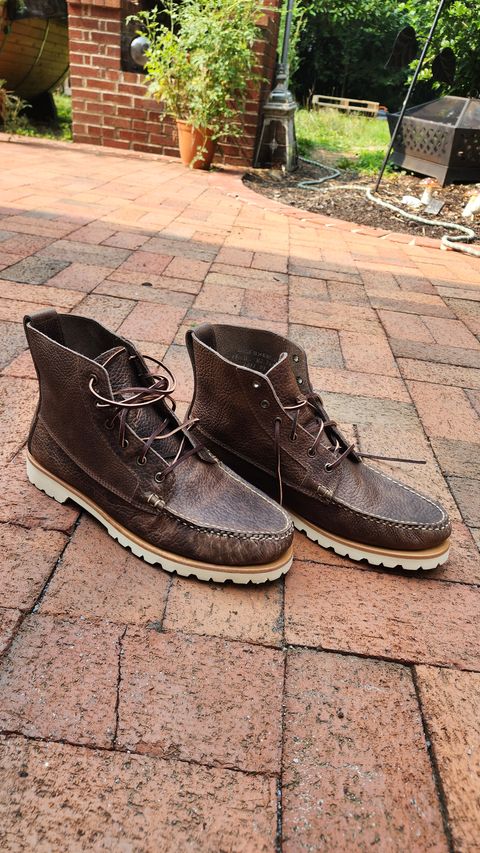 Photo by Oddbird on July 17, 2026 of the Rancourt & Co. Baxter Boot in Horween Buckaroo Dark Brown.