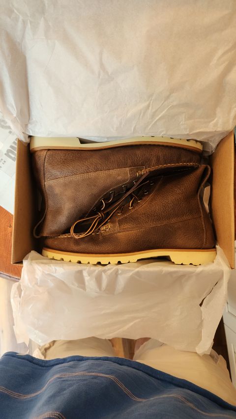 Photo by Oddbird on July 17, 2026 of the Rancourt & Co. Baxter Boot in Horween Buckaroo Dark Brown.
