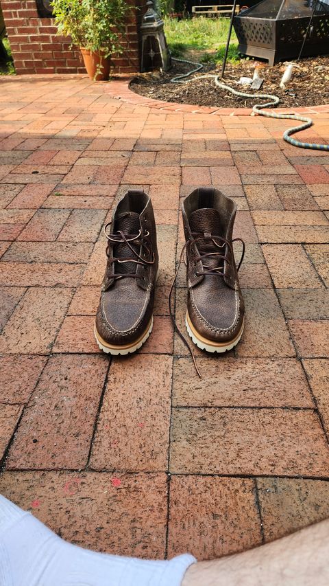 Photo by Oddbird on July 17, 2026 of the Rancourt & Co. Baxter Boot in Horween Buckaroo Dark Brown.