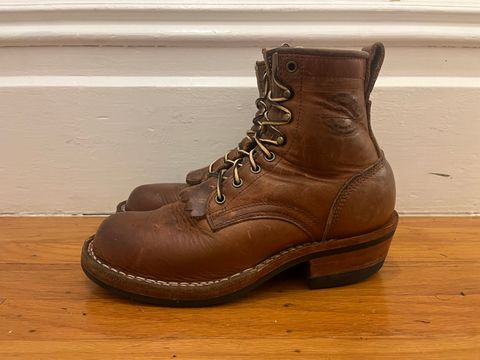 Photo by tomsbarkingdogs on January 6, 2026 of the Frank's Boots Wilshire in Law Tanning Whiskey Rebellion.
