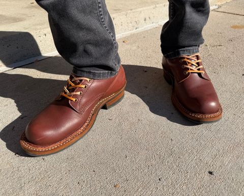 Photo by tommy.capicola on July 12, 2026 of the White's Farmer/Rancher in Seidel Red Dog Oil Tan.