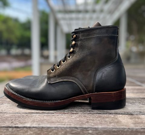 Photo by bconner2112 on April 2, 2026 of the Prof Barnets Nelson Boots in Conceria Il Ponte Horse Butt.