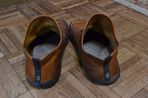 Photo by Valliant on February 6, 2026 of the Queen City footwear Vermont House Shoe Hi-Top in Unknown Leather.