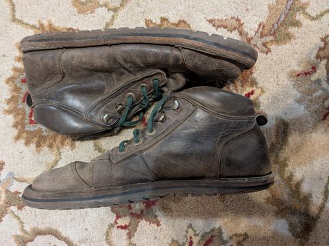 Photo by Valliant on January 1, 2026 of the Jim Green African Ranger Barefoot Boot in Houston Brown.