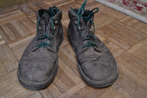 Photo by Valliant on February 6, 2026 of the Jim Green African Ranger Barefoot Boot in Houston Brown.