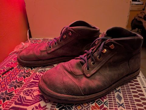 Photo by Valliant on March 6, 2026 of the Jim Green African Ranger Barefoot Boot in Houston Brown.
