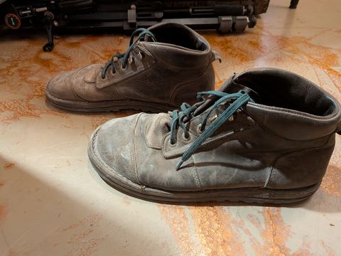 Photo by Valliant on April 6, 2026 of the Jim Green African Ranger Barefoot Boot in Houston Brown.