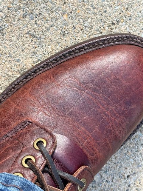 Photo by lemoncurry on July 10, 2026 of the Grant Stone Diesel Boot in Seidel Walnut Bison.