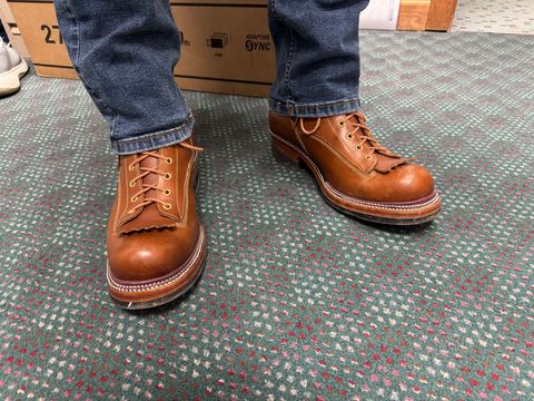 Photo by lemoncurry on May 13, 2026 of the Fortis Boots Goldrush in Badalassi Carlo Cognac Minerva.