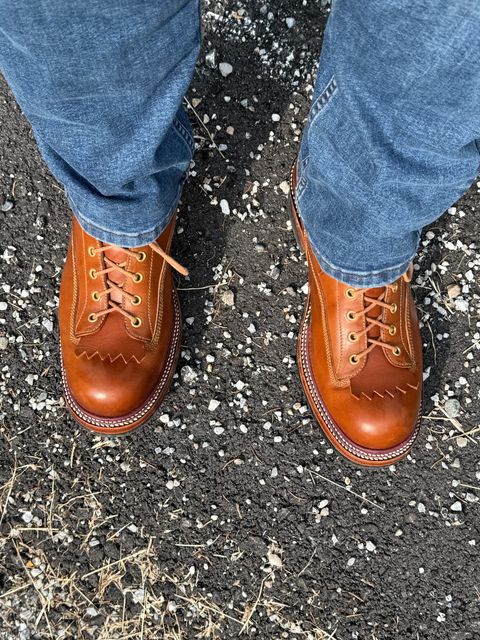 Photo by lemoncurry on July 9, 2026 of the Fortis Boots Goldrush in Badalassi Carlo Cognac Minerva.