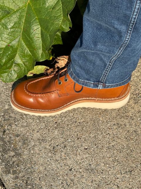 Photo by lemoncurry on June 30, 2026 of the Grant Stone Brass Boot in Badalassi Carlo Saddle Tan Minerva.