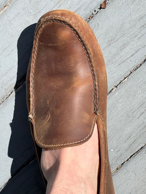Photo by lemoncurry on July 19, 2026 of the Timberland Earthkeeper Driving Moc in Brown Nubuck.