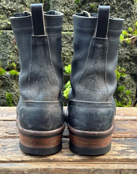 Photo by Aaron on February 5, 2026 of the Nicks Ranger in Horween Black Waxed Flesh.