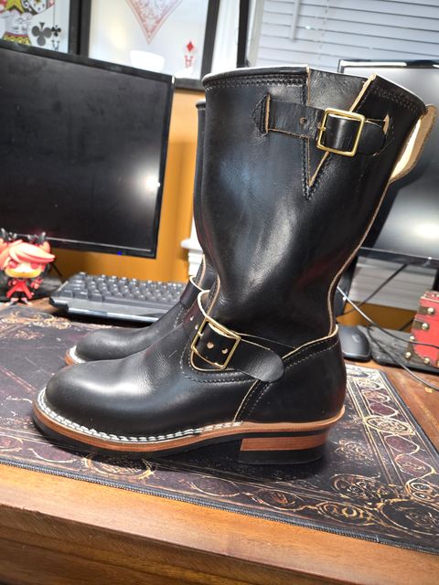 Photo by Jackpot_Johnson on July 20, 2026 of the Nicks Brakeman in Horween Black Chromexcel.