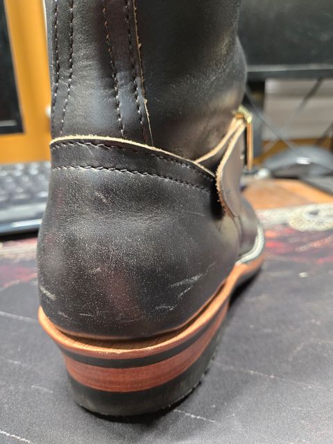 Photo by Jackpot_Johnson on July 24, 2026 of the Nicks Brakeman in Horween Black Chromexcel.