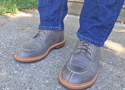 Photo by Bootropolis on July 14, 2026 of the Grant Stone Ottawa Boot in C.F. Stead Storm Kudu.