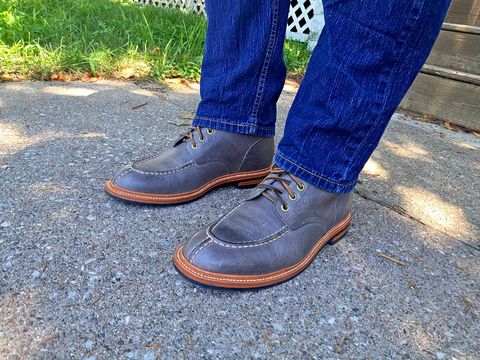 Photo by Bootropolis on July 14, 2026 of the Grant Stone Ottawa Boot in C.F. Stead Storm Kudu.