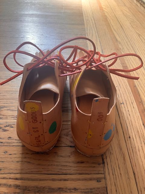 Photo by smalls.and.co on October 15, 2024 of the Smalls & co Sneaker in Vegtable Tanned leather.