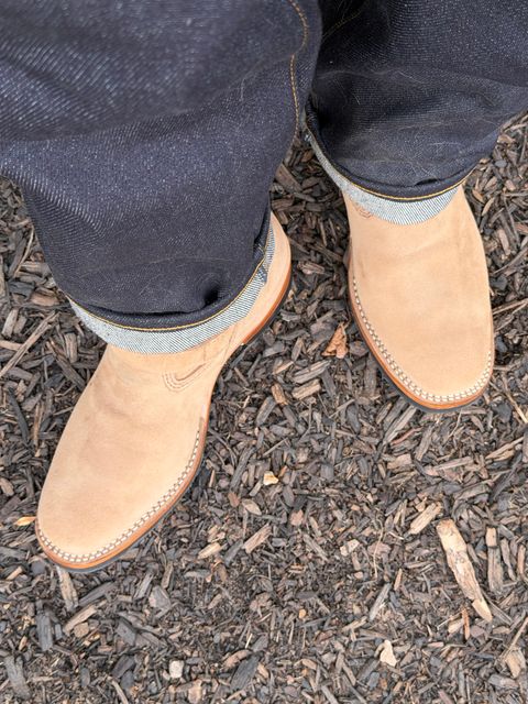 Photo by BigDawg308 on May 29, 2026 of the Wesco Mister Lou in Horween Marine Field Roughout.