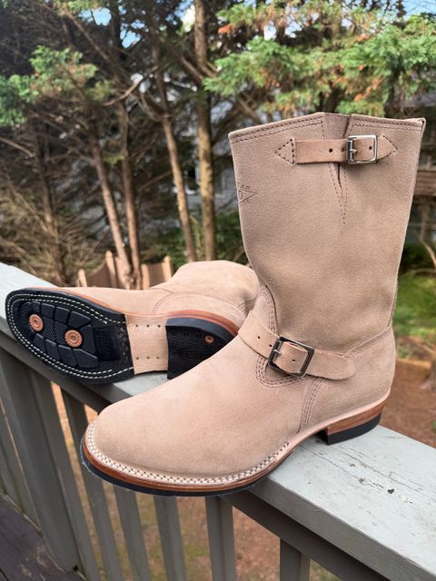 Photo by BigDawg308 on May 28, 2026 of the Wesco Mister Lou in Horween Marine Field Roughout.