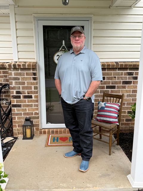 Photo by BigDawg308 on July 21, 2026 of the Anderson Bean Wide Square Toe in Blue Jean Python.