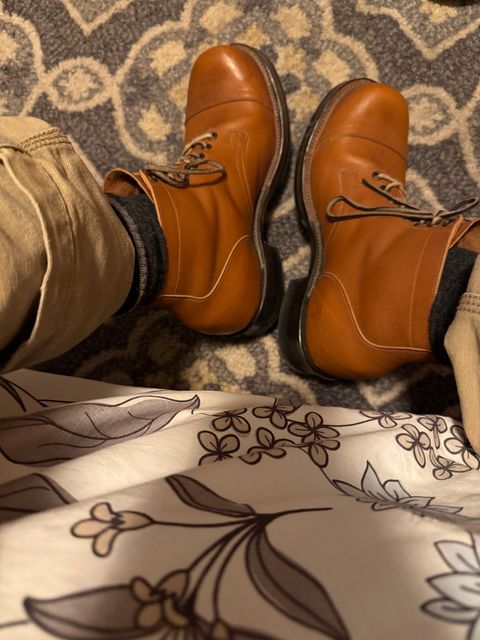 Photo by Bootaddict27 on April 29, 2025 of the Viberg Service Boot in Badalassi Carlo Cognac Minerva.