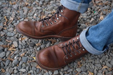 Photo by harishfauzan on May 26, 2026 of the Red Wing Iron Ranger in S.B. Foot Amber Harness.