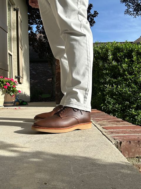 Photo by PMap on July 17, 2026 of the Oak Street Bootmakers Lakeshore Boot in Brown Scotch Grain Chromexcel.
